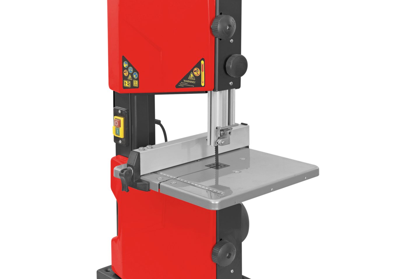 Hecht Bandsäge 500W mit 1712 mm Sägebandlänge, 800 m/min, 2982 U/min, 245 mm Schnittbriete, 0° bis 45° Bild 2