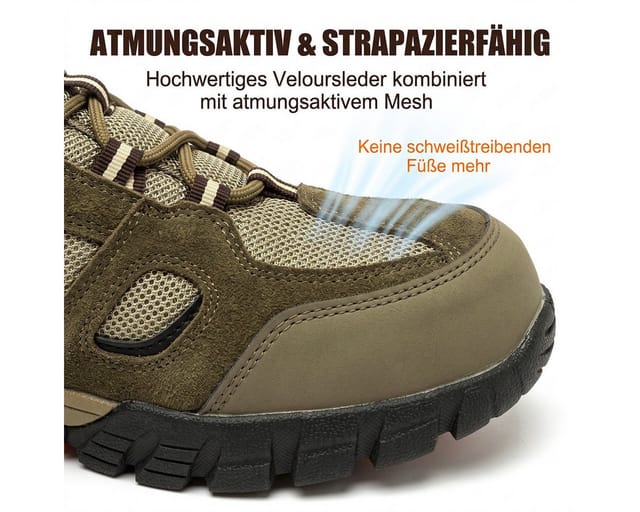 PROCHAIN Sicherheitsschuh S1P SRC, Unisex, Stahlkappe, Stichfest Sicherheitsschuh (Stahlkappe Arbeitsschuhe chutzschuhe Schutzausrüstung, sportlich, bequem, leicht, atmungsaktiv, weich und rutschfest) Herren- und Damenmodelle Indoor und Outdoor