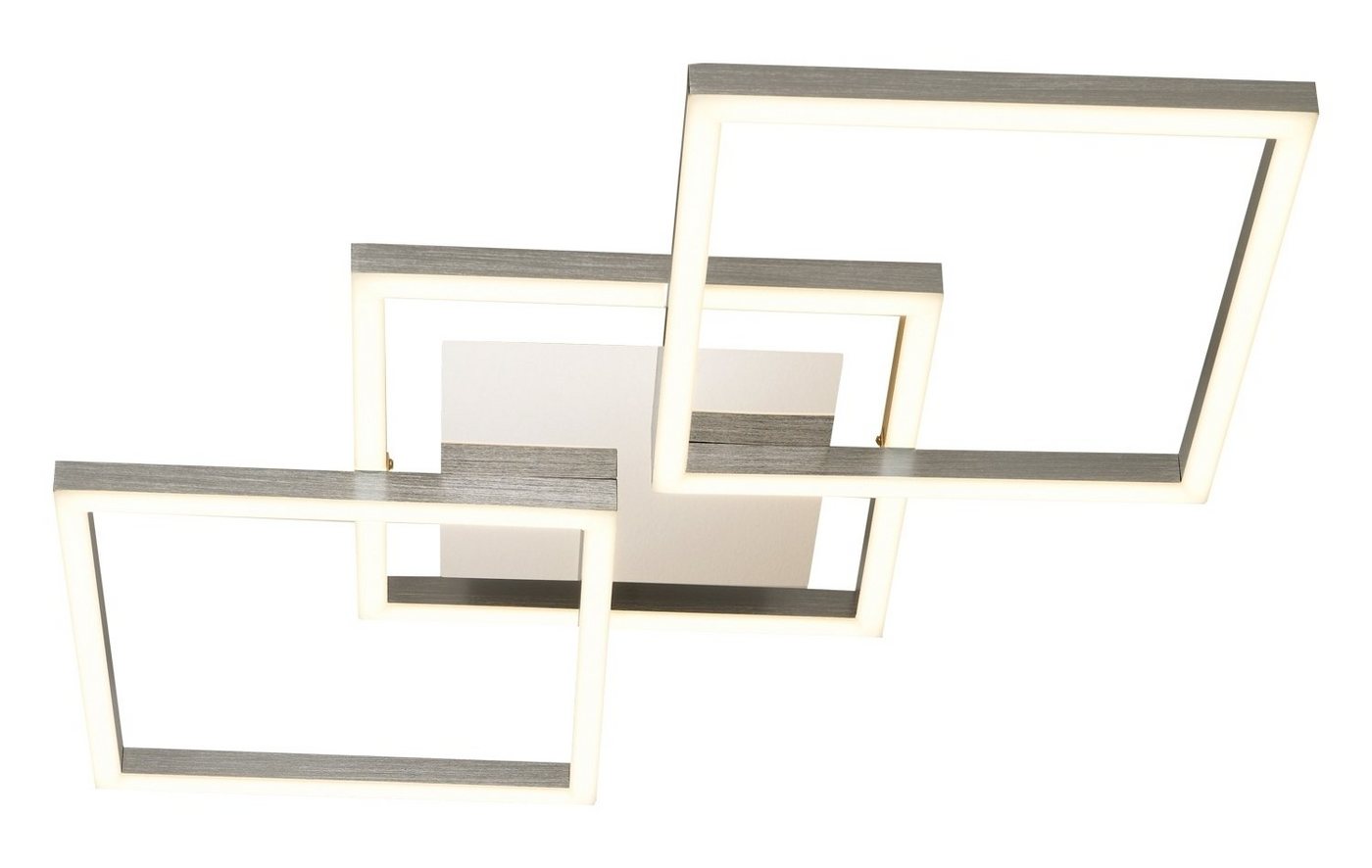 casa NOVA LED Deckenleuchte JALU, 3-flammig, Breite 76 cm, Aluminium, Dimmfunktion, LED fest integriert, LED Deckenlampe Bild 2