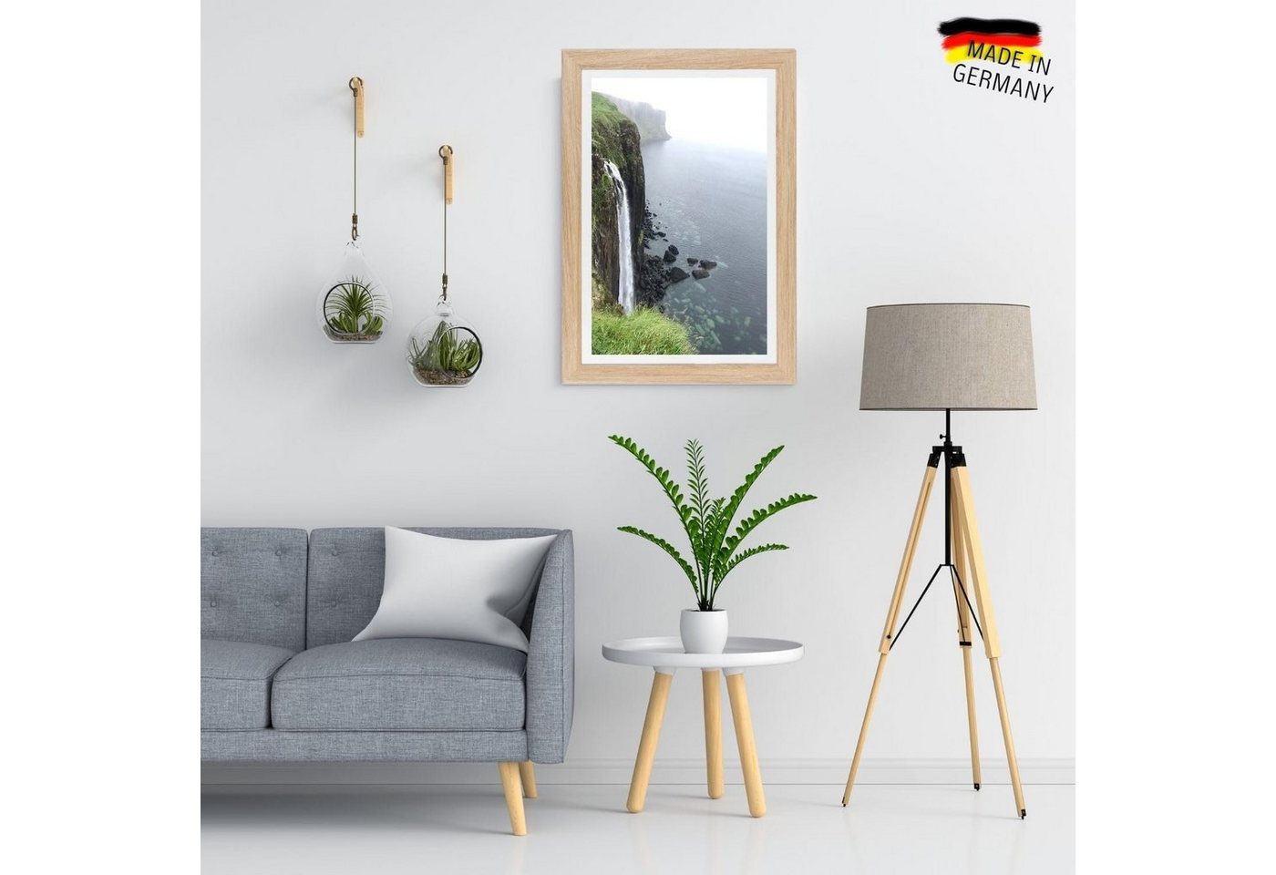 Clamaro Bilderrahmen Eiche Natur Collage nach Maß Neo, Holz Bild 3