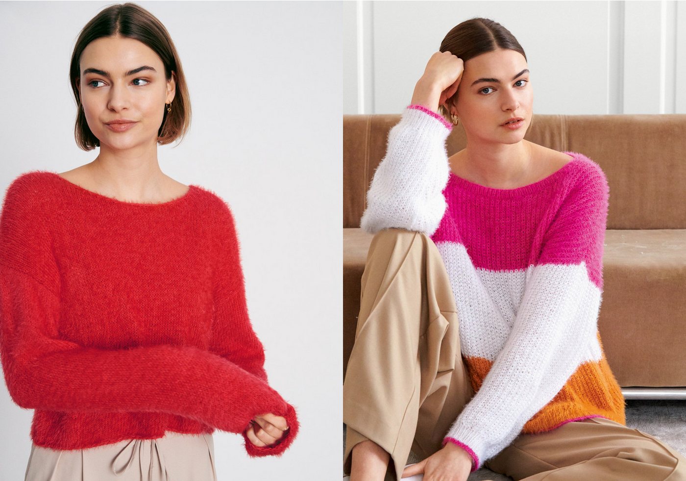 LANA GROSSA PER FORTUNA Flauschiges Kettengarn aus Baumwolle Häkelwolle, 190 m (Weiches Strickgarn für Pullover, Cardigans & Tops, Flauschige Struktur für moderne Strickmode mit Fashion-Charakter), 50 g Bild 5