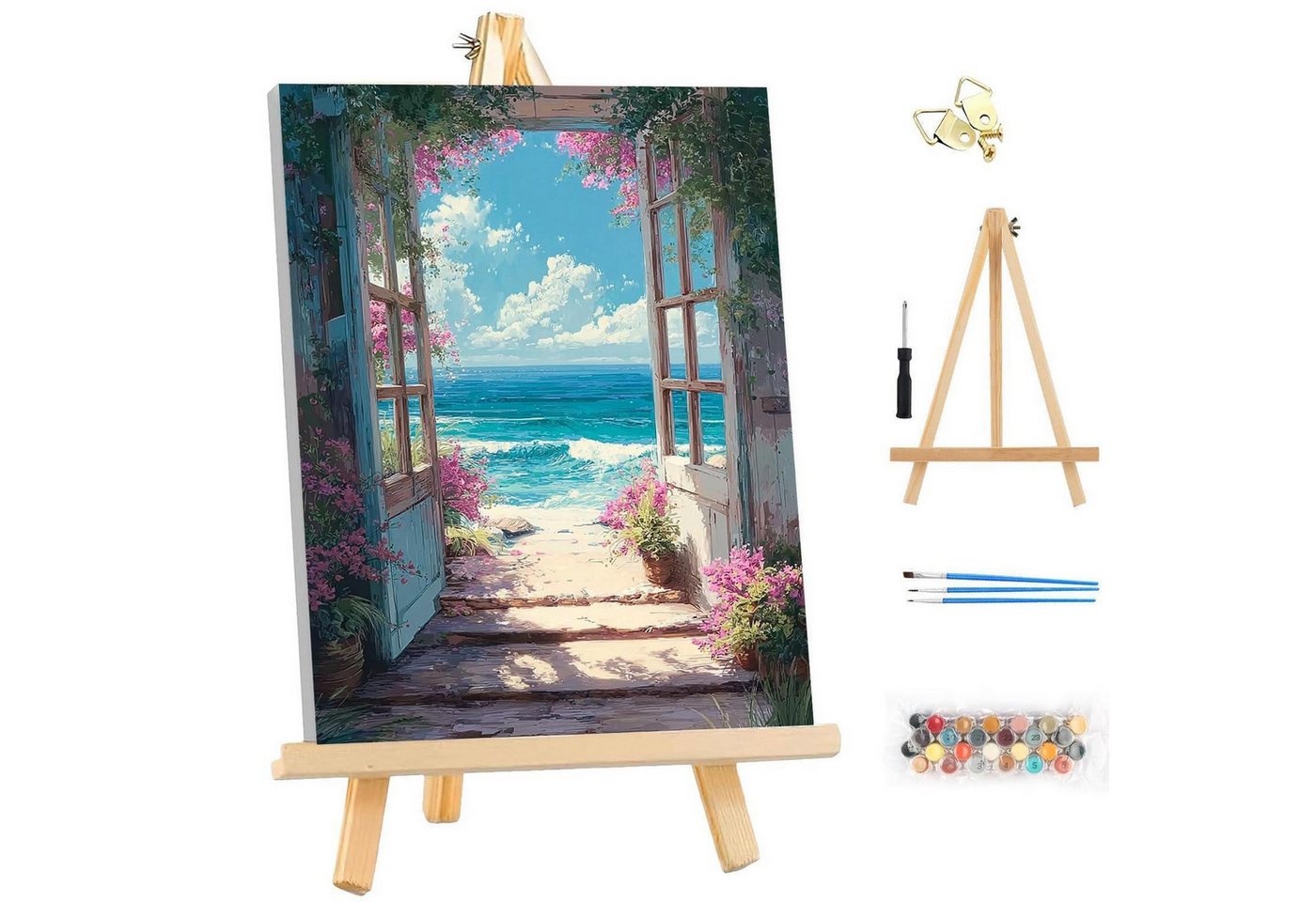 LuxusKollektion Malen nach Zahlen Malen nach Zahlen Erwachsene mit Rahmen 25x35cm Bild 5