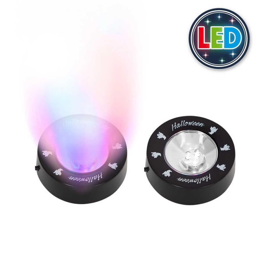 Fries LED Lichtbox LED Kürbislicht Laternenlicht mit Farbwechsel Halloween Kürbis Licht, LED fest integriert, Bunt, Mit magischem Farbspiel Bild 2