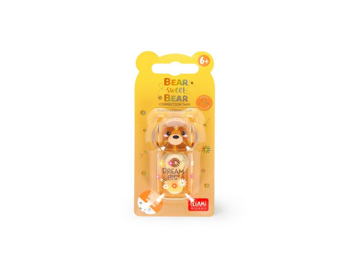 Legami Federmäppchen LEGAMI Bear Sweet Bear Korrektur-Roller Teddy Bear 6 m