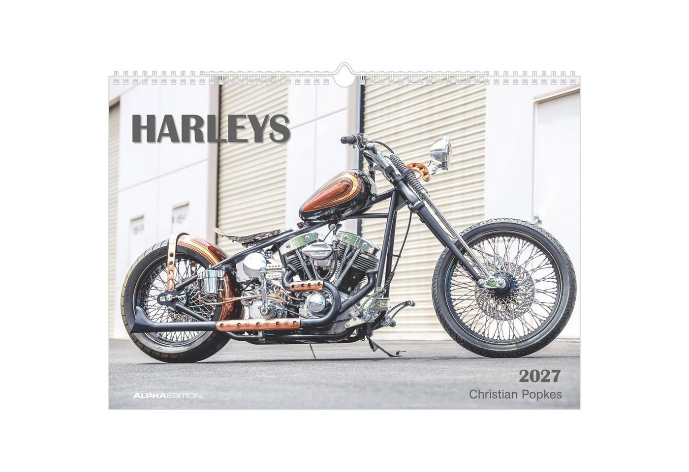 NEUMANN Wandkalender Harleys 2027
