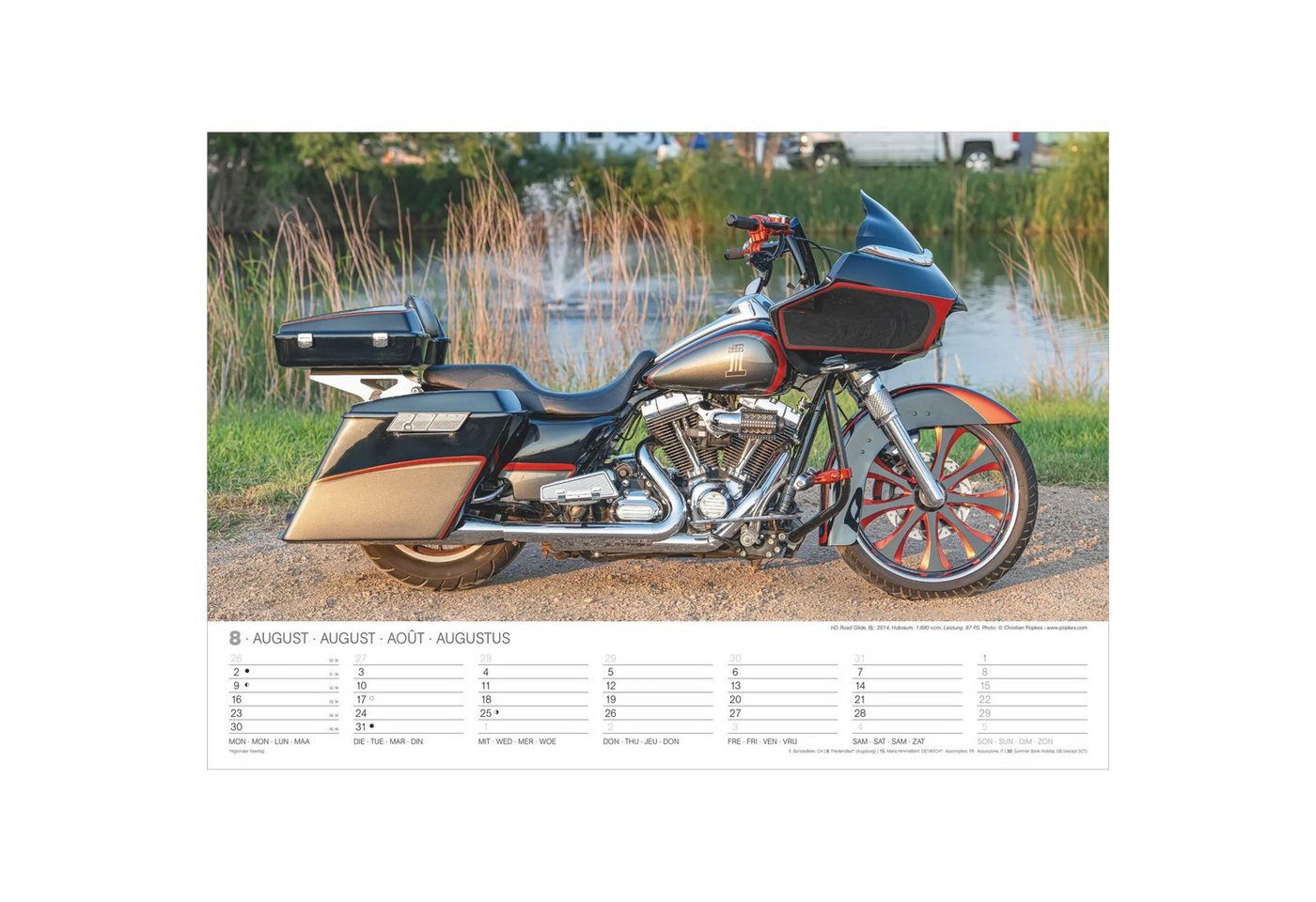 NEUMANN Wandkalender Harleys 2027 Bild 3