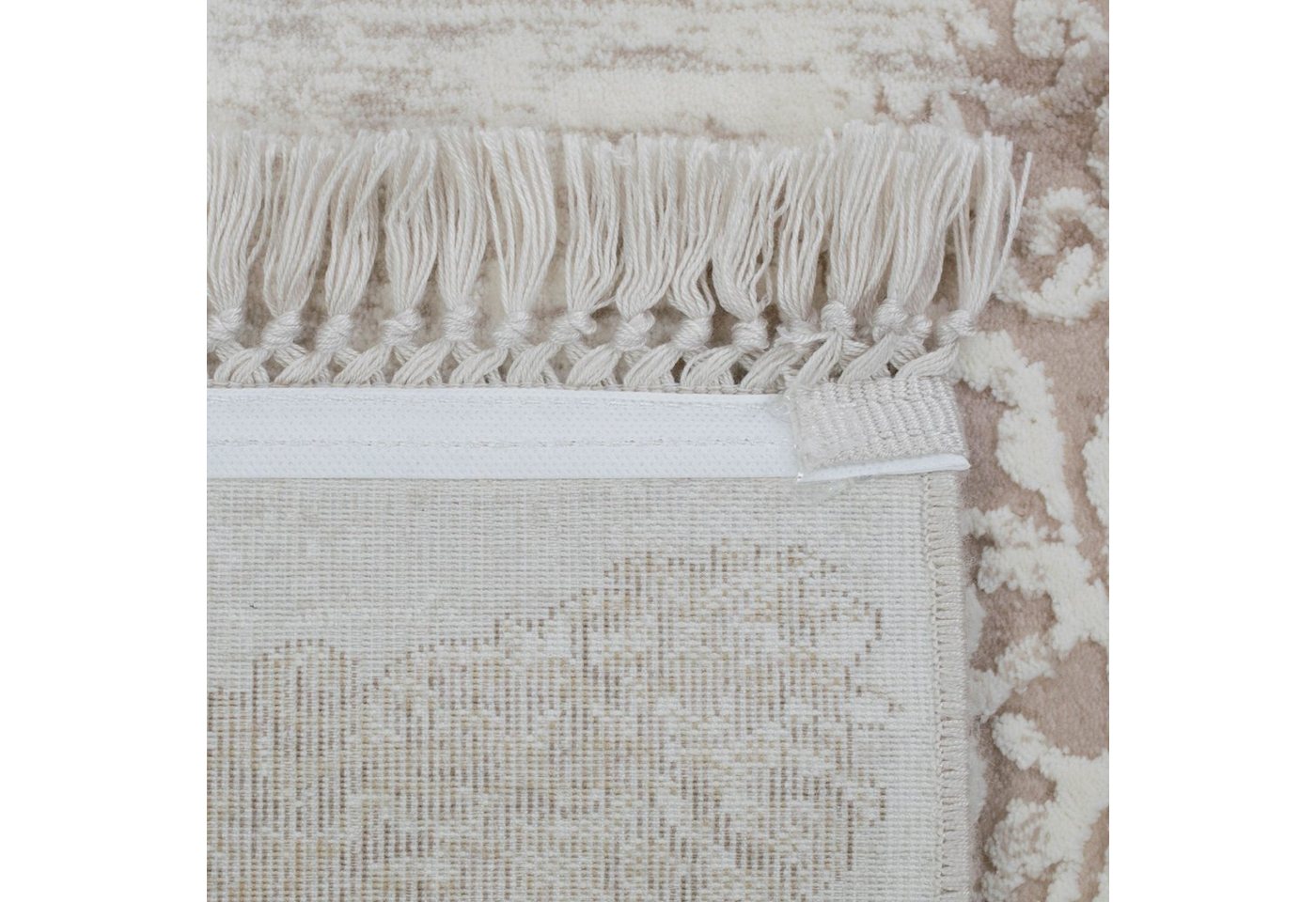 Carpetia Wollteppich Orientalischer Wollteppich - verwaschener Effekt - braun, rechteckig, Höhe: 10 mm, Maschinengewebt