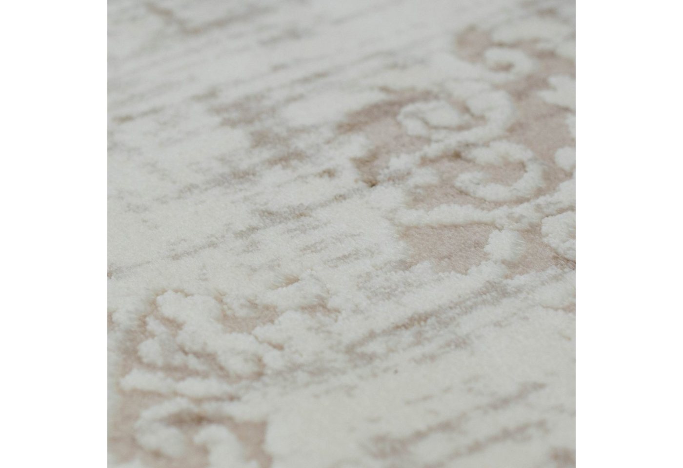 Carpetia Wollteppich Orientalischer Wollteppich - verwaschener Effekt - braun, rechteckig, Höhe: 10 mm, Maschinengewebt Bild 3