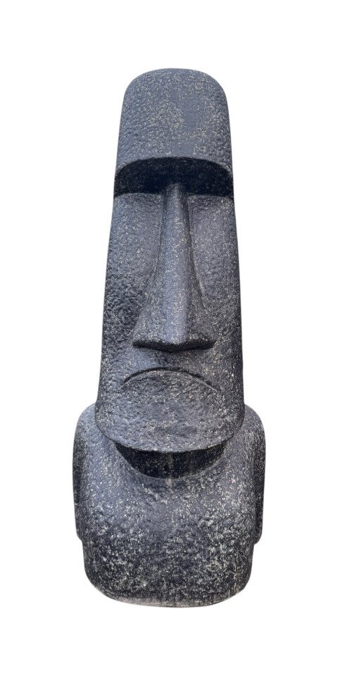 FaHome Gartenfigur Rapa NUI Moai Statue, Skulptur Garten Lavasand-Steingemisch Figur, Kultursymbol der Osterinsel- 150cm /200cm Bild 5