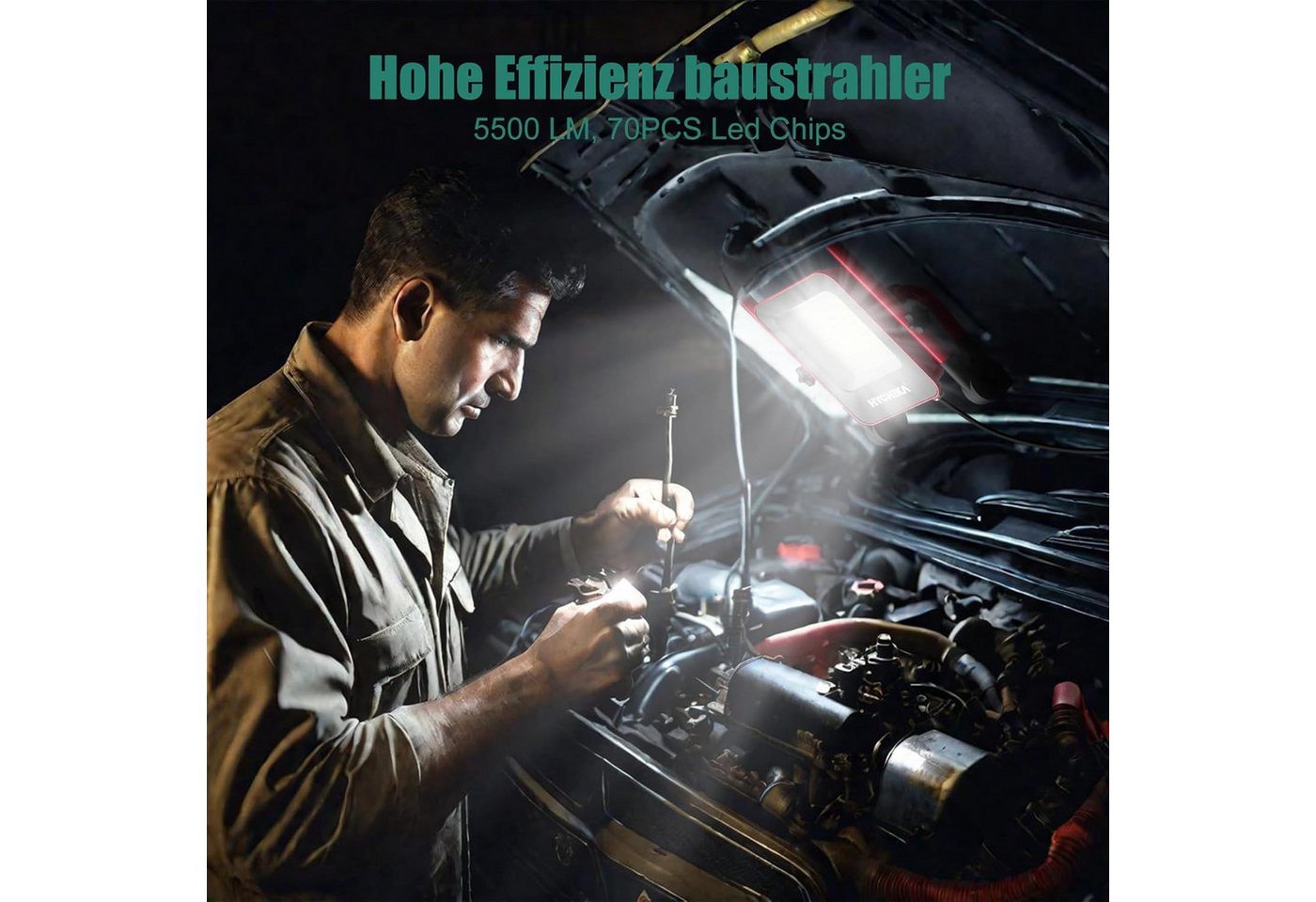 HYCHIKA LED Scheinwerfer HYCHIKA LED Construction Spotlight Bild 4