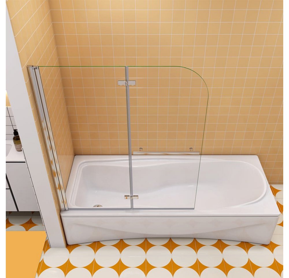 duschspa Badewannenaufsatz 6mm Nano Glas Badewannenaufsatz Faltwand Duschwand auf Badewanne, Einscheibensicherheitsglas, Sicherheitsglas, (Set), Duschwand erhältlich 3 verschiedenen Breiten Bild 5