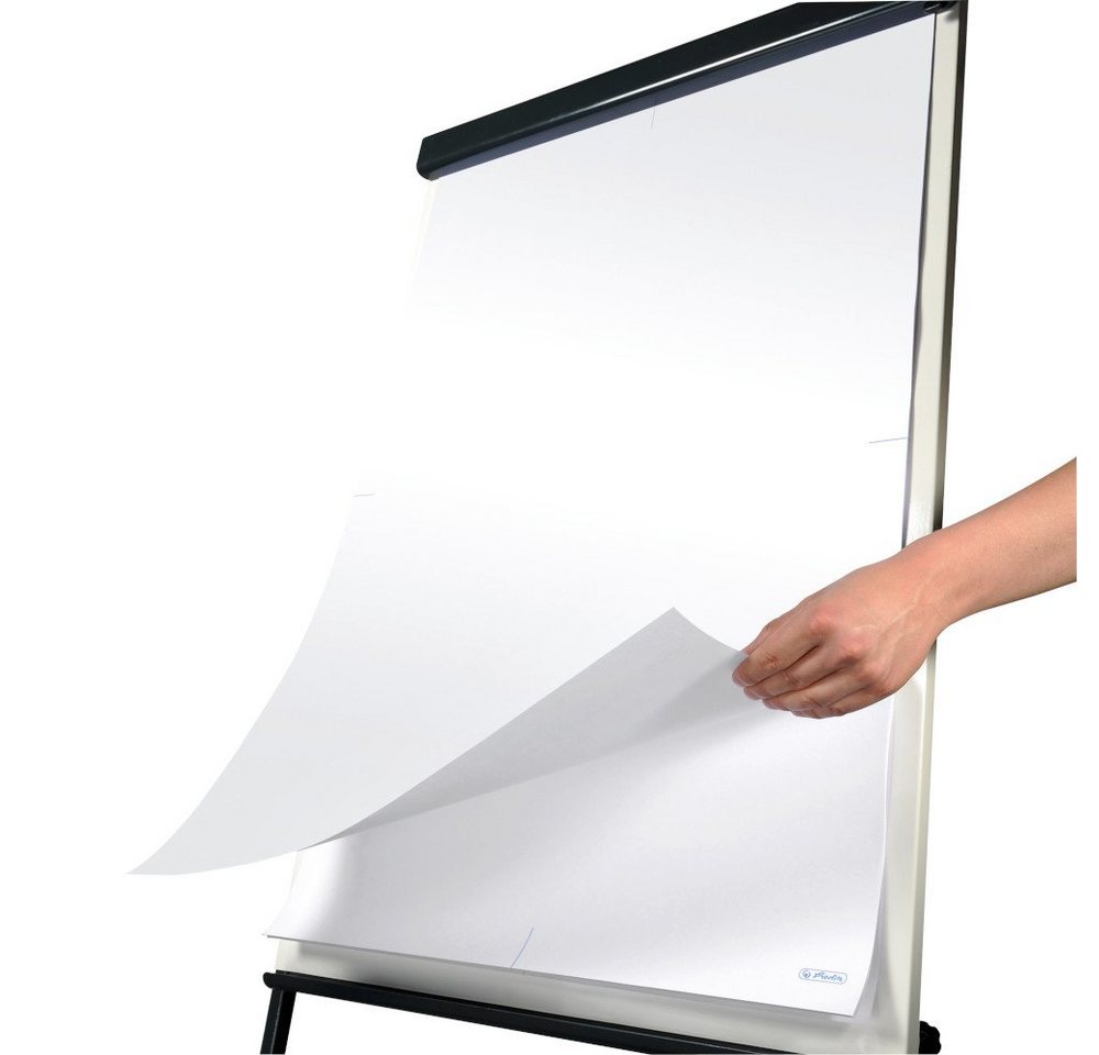 Herlitz Geschäftspapier Herlitz Flipchartblock / Größe: 68x99cm / 20 Blatt / blanko Bild 2