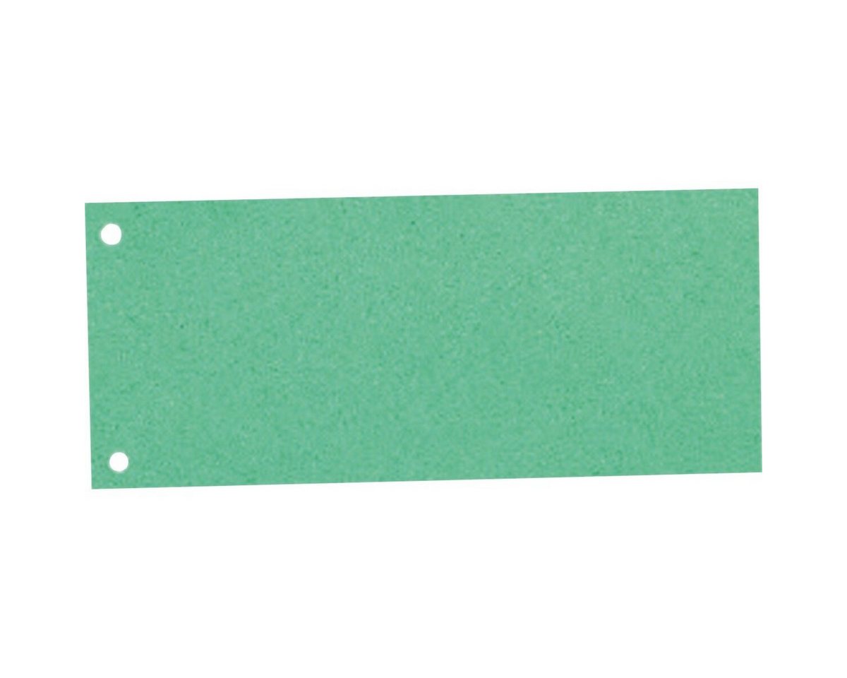 ESSELTE Aktenordner Trennstreifen 10,5x24cm VE=100 Stück grün
