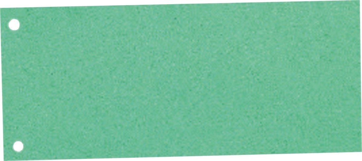 ESSELTE Aktenordner Trennstreifen 10,5x24cm VE=100 Stück grün Bild 3