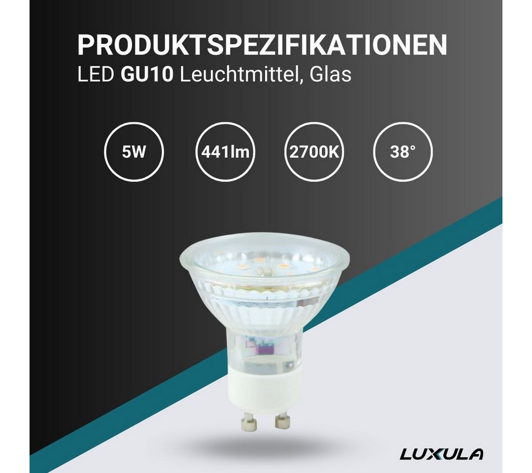 LUXULA LED-Leuchtmittel LUXULA LED-Leuchtmittel GU10 Bild 2