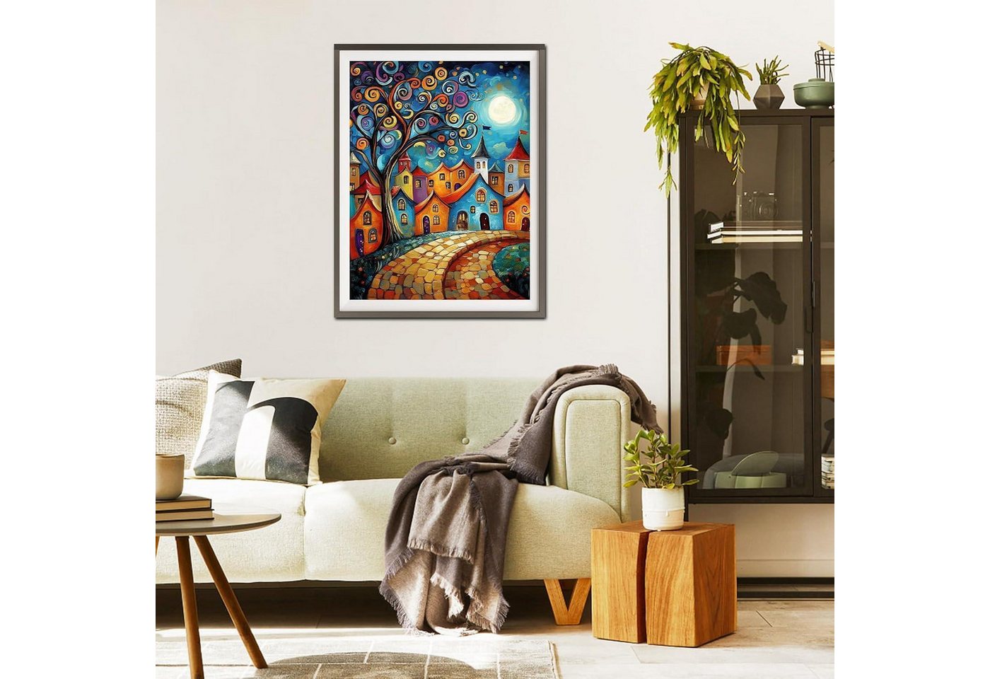 LuxusKollektion Malen nach Zahlen Malen nach Zahlen Erwachsene Skurriles Haus 30x40cm Bild 2