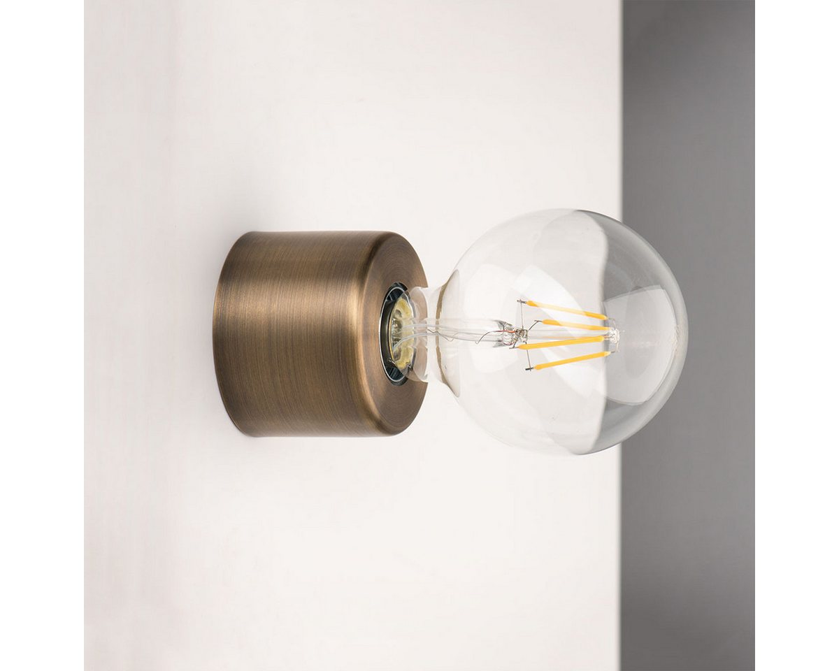Mawa Design Deckenleuchte MAWA Eintopf minimalistische Wand- und Deckenleuchte Ø 8 cm, LED wechselbar, Deckenlampe, E27 Bild 2