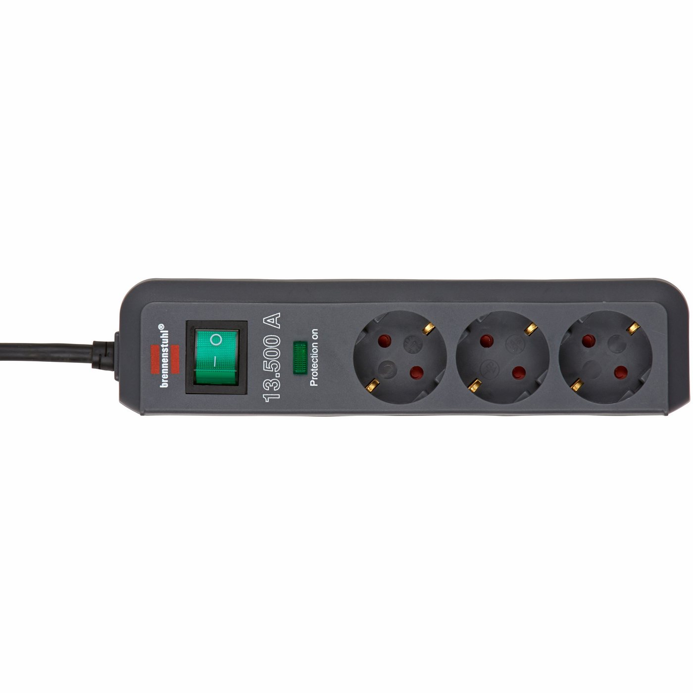 Brennenstuhl 3er Set Eco-Line Steckdosenleiste mit Überspannungsschutz, 1,5m Kabel Steckdosenleiste (Kabellänge 1.5 m) Bild 5