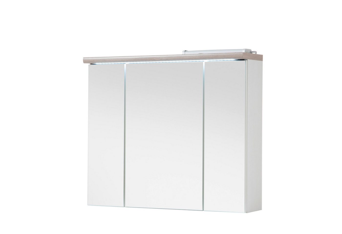 Bega Consult Badezimmerspiegelschrank Bad Spiegelschrank Country Anderson Pine Optik mit LED Bild 2