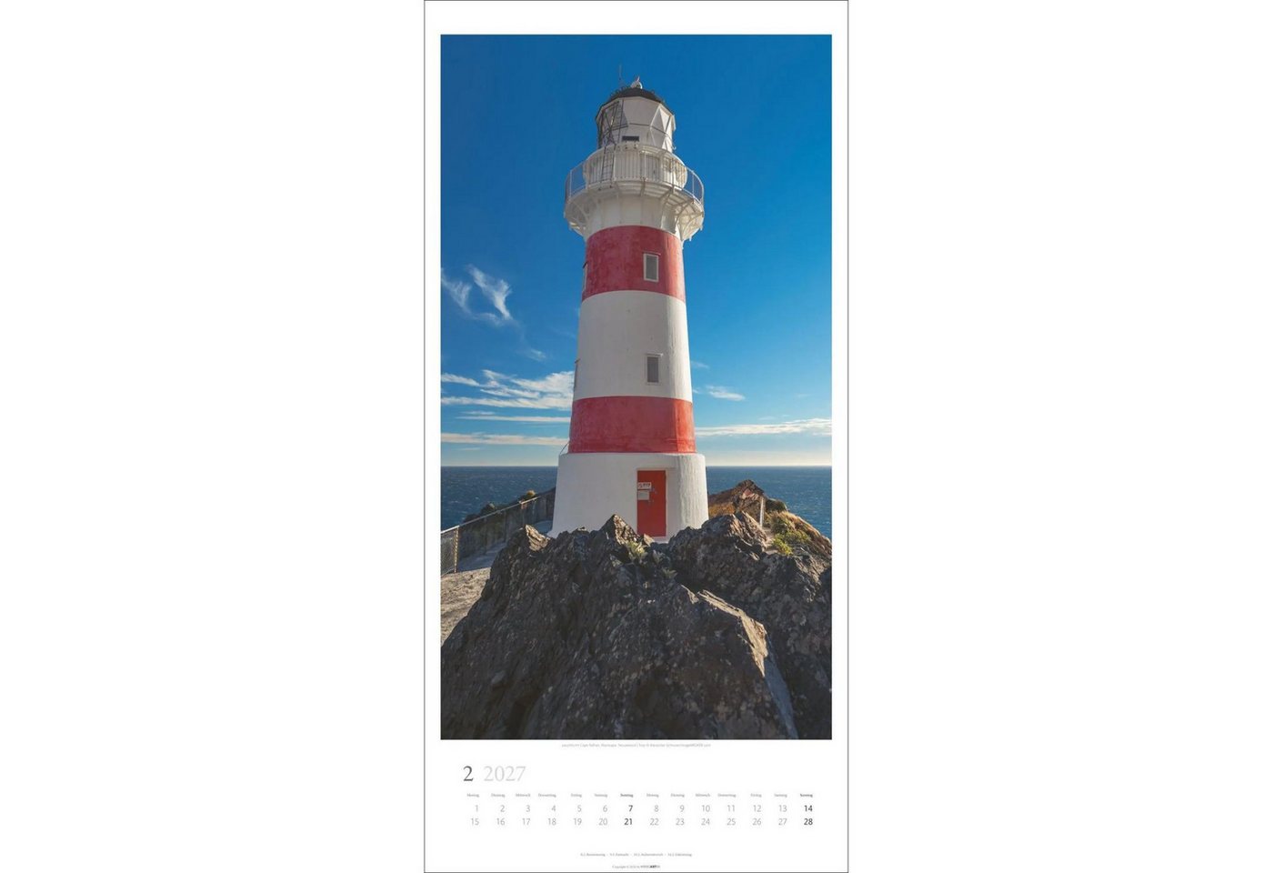 Wandkalender Leuchttürme Kalender 2027 Bild 3
