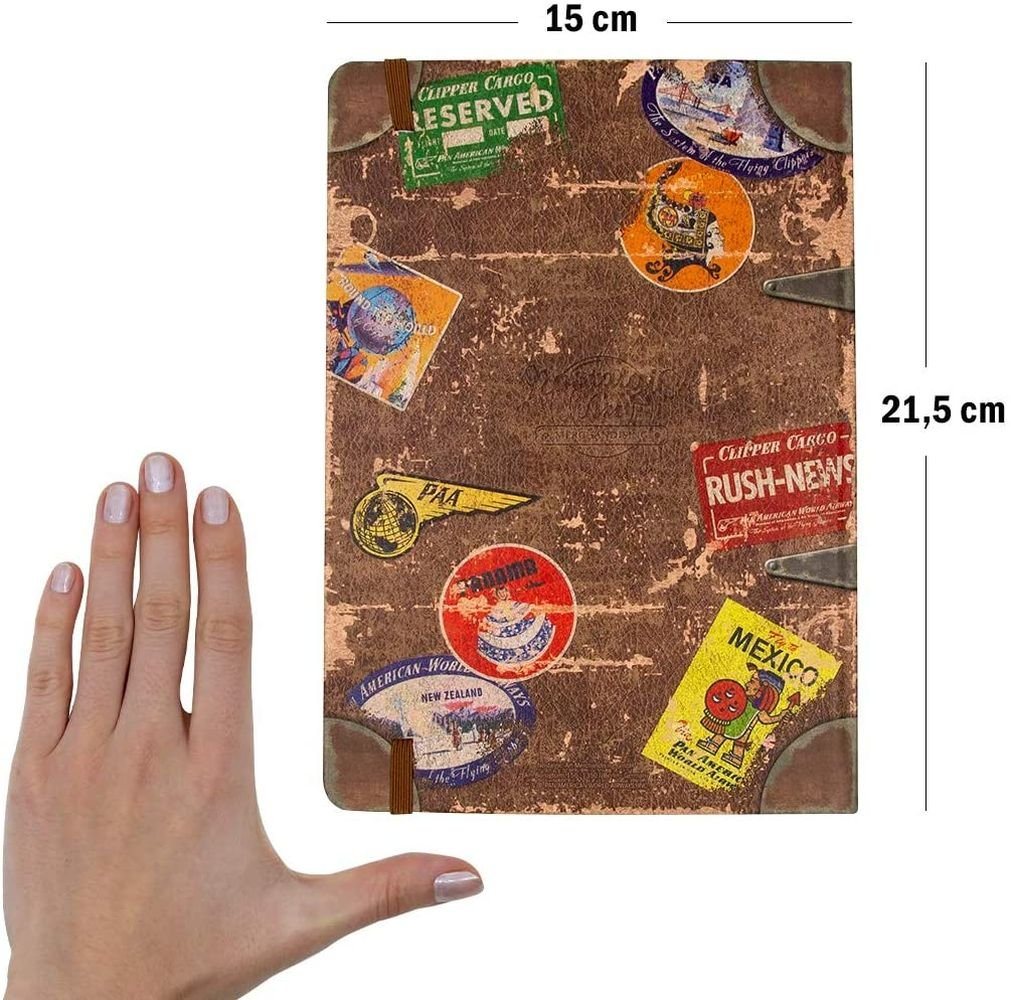 Nostalgic-Art Notizbuch DIN A5 Notizbuch - Pan Am Travel Bild 4
