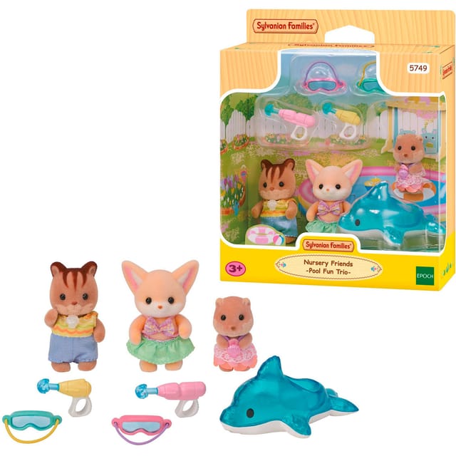 Sylvanian Families Nursery Friends -Pool Fun Trio