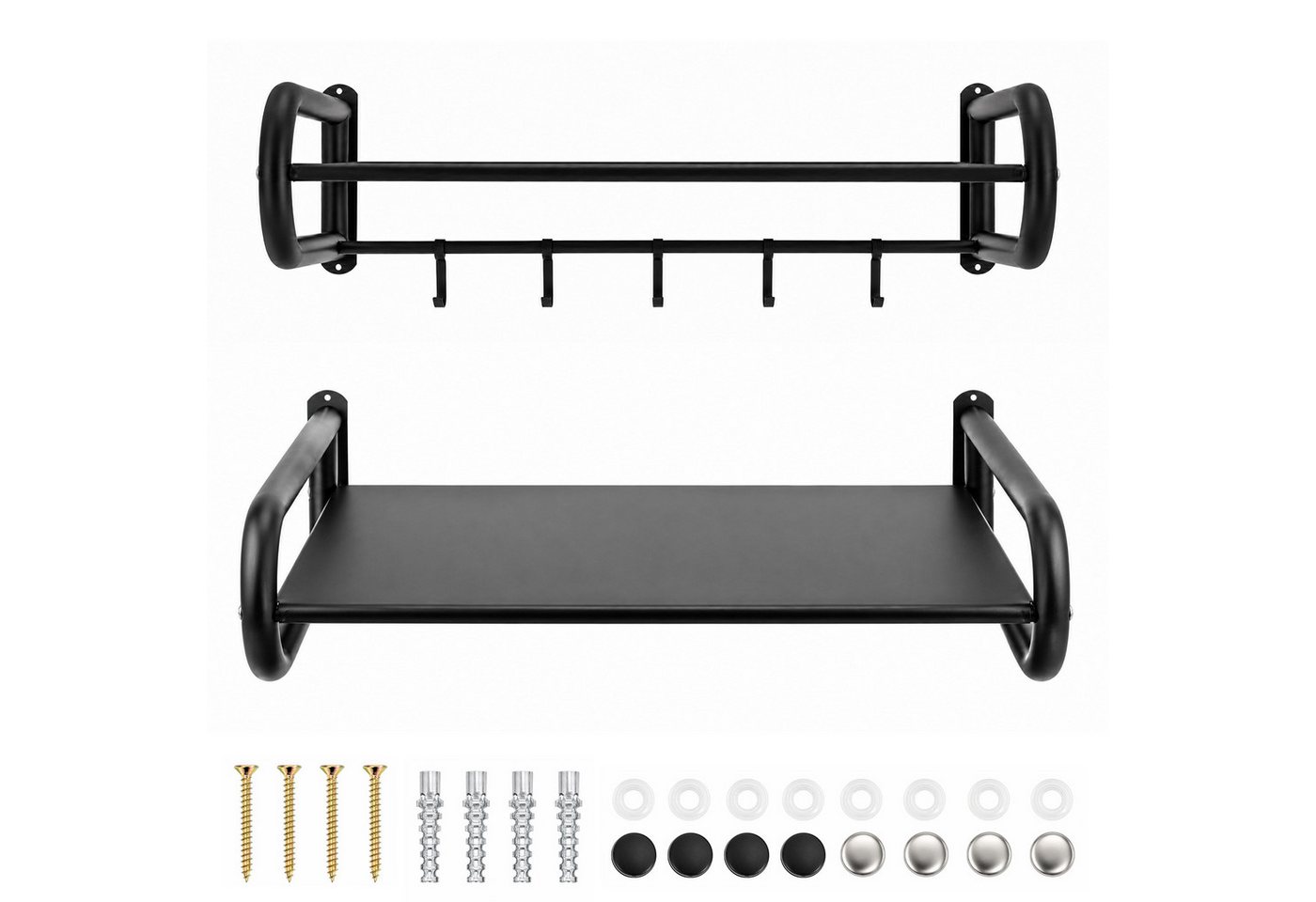 Youyijia Küchenorganizer-Set Mikrowellen Wandhalterung Regal Edelstahl Küchen Organizer Bild 3
