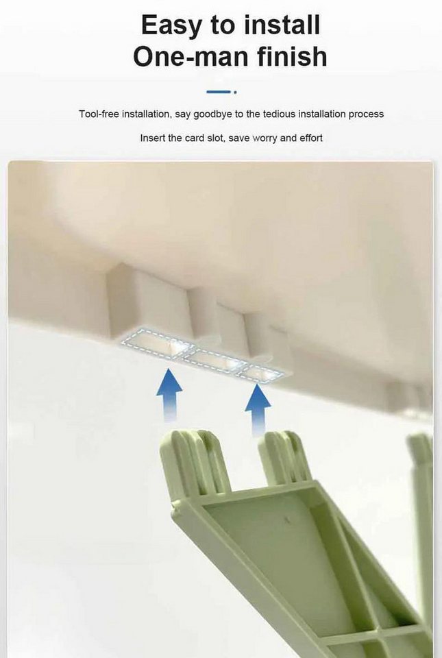 habeig Schuhregal Schuhschrank Grün/Weiß Einfache Montage Erweiterbar bis 9 Ebenen