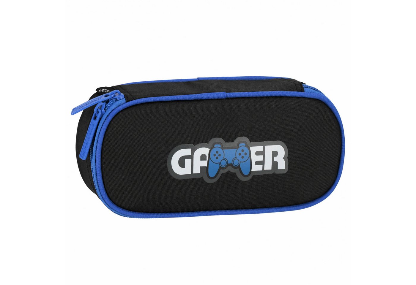 Sarcia.eu Federmäppchen Schwarz-blaues Gaming Schulmäppchen für Jungen 5x22x10cm