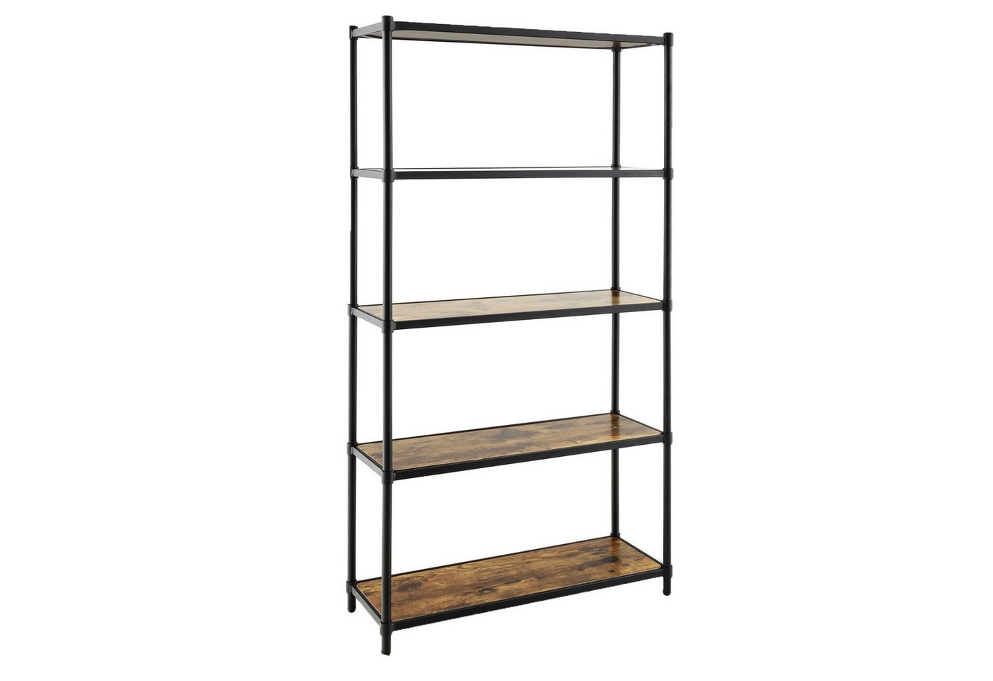 COSTWAY Bücherregal, 5 Ebenen, mit flexibler Montage, 80 x 29 x 154 cm Bild 4