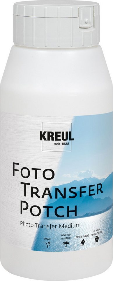 C. KREUL Transparentpapier Foto Transfer Potch, Wasserfest, Wasserbasis