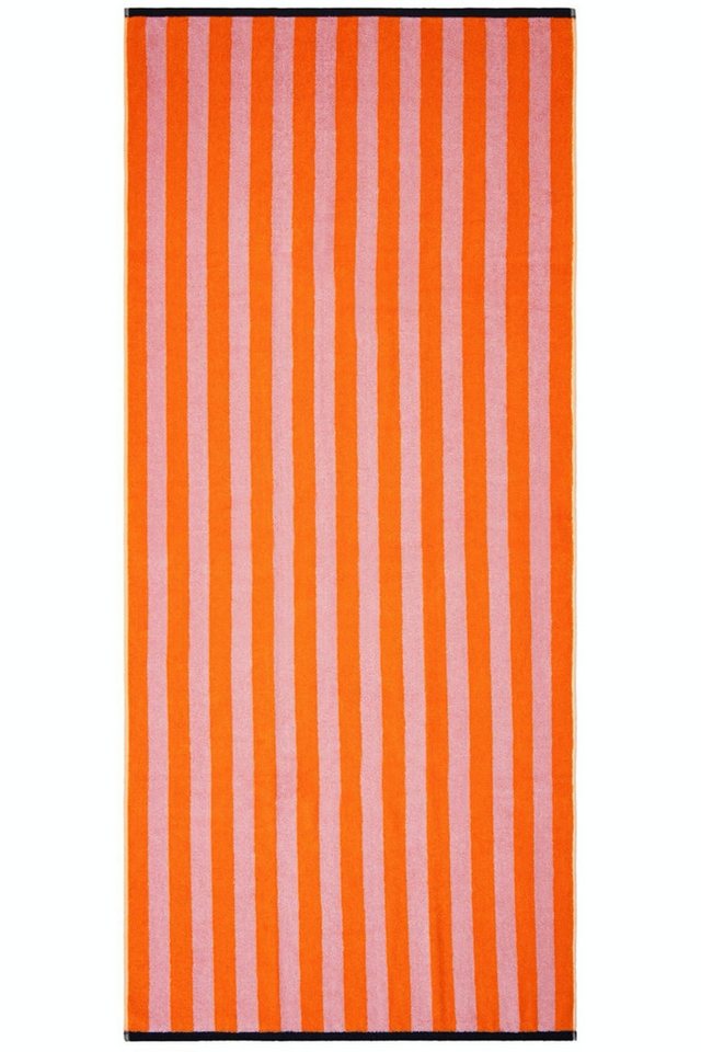 herzbach home Badetuch Good Vibes, (3-St), 550g/m², Premium-Qualität, 100% Baumwolle Bild 3