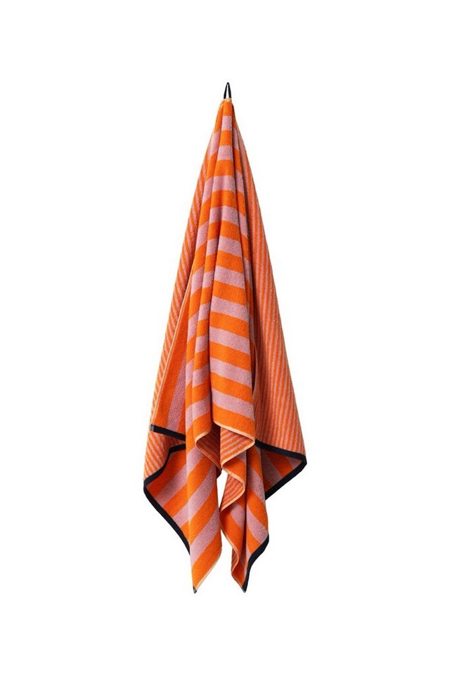 herzbach home Badetuch Good Vibes, (3-St), 550g/m², Premium-Qualität, 100% Baumwolle Bild 4