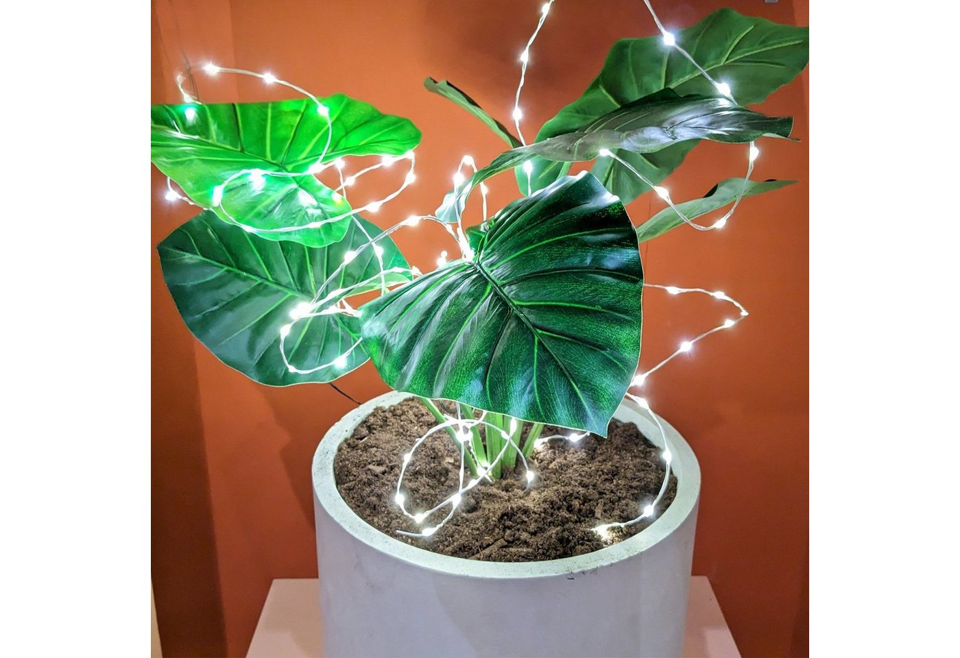 MARELIDA LED-Lichterkette LED Draht Lichtbündel Pflanzenbeleuchtung Blumenstrauß 8 Stränge 100cm, 160-flammig Bild 2