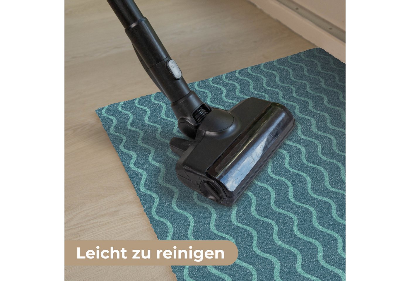 MuchoWow Fußmatte Meer - Tiere - Dunkelblau - Welle, Rechteckig, innen Schmutzfangmatte, Tür, Schmutzfänger Flur, Teppich 60x40 cm Bild 3