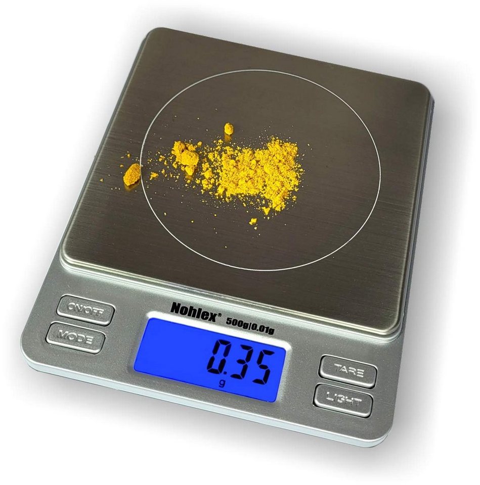 NOHLEX Feinwaage NTP500X 500g/0.01g Feinwaage Goldwaage Digitalwaage Laborwaage Bild 4