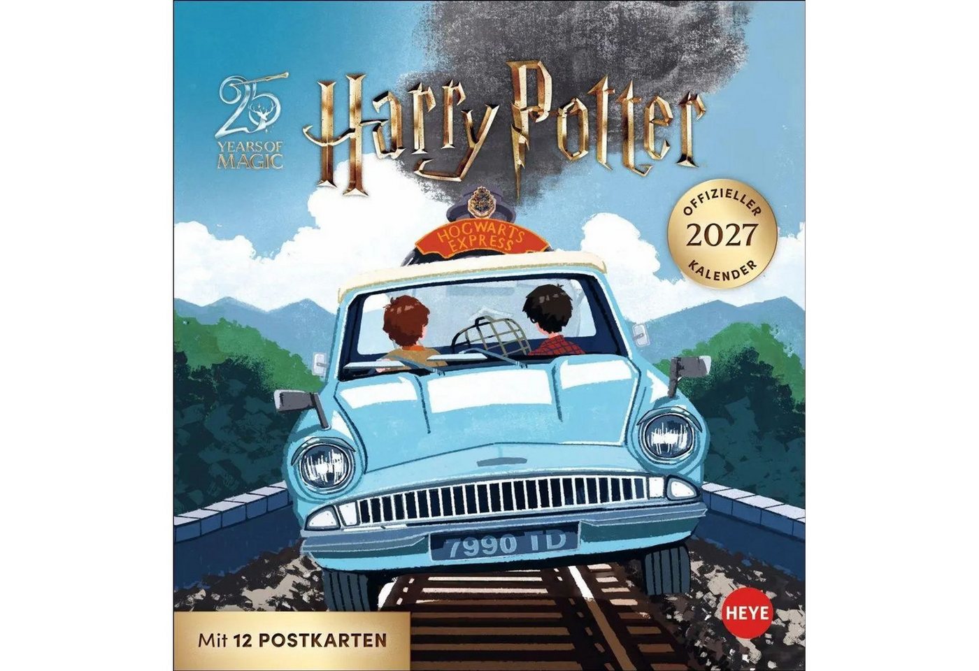 HEYE Monatskalender Harry Potter Postkartenkalender 2027 Bild 2