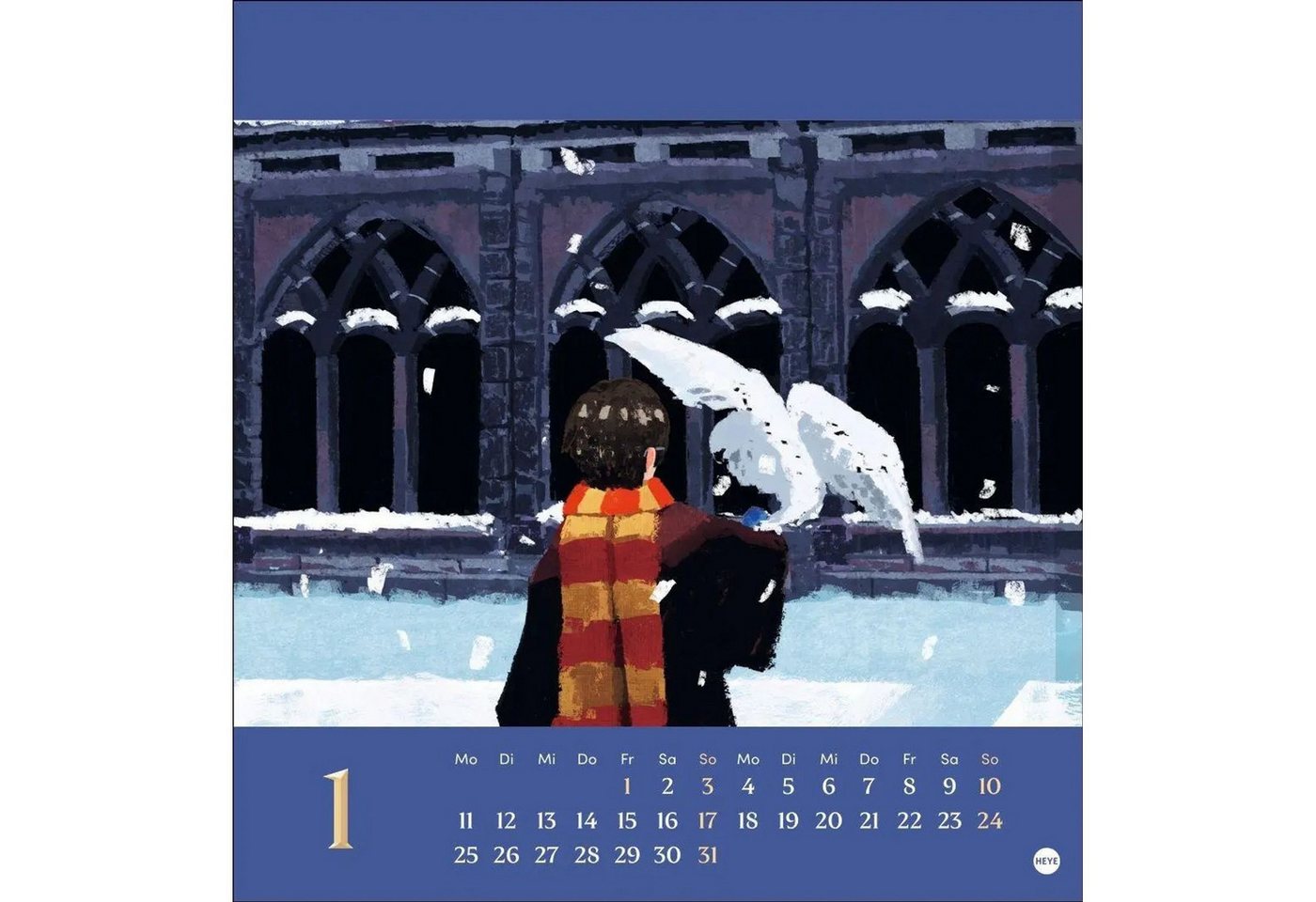 HEYE Monatskalender Harry Potter Postkartenkalender 2027 Bild 3