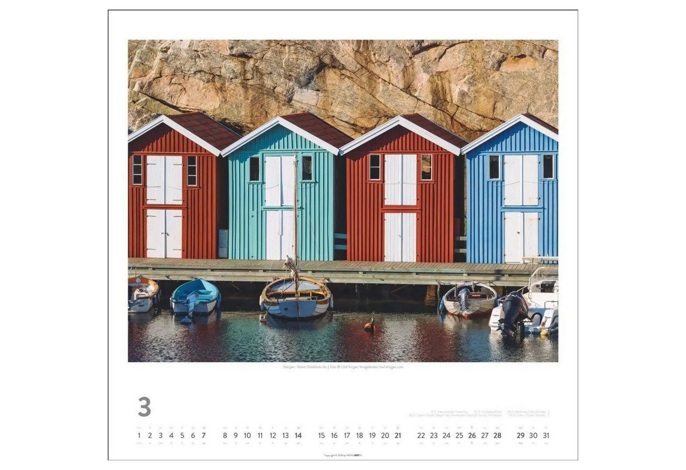 Wandkalender Schweden Kalender 2027 - Licht und Wasser Bild 5