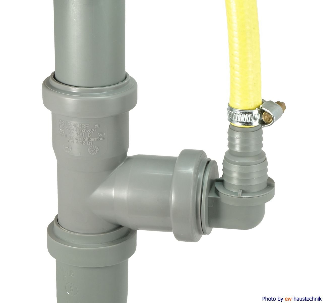 Airfit GmbH & Co. KG Ablaufrohr Schlauchnippel, 90° gewinkelt DN 32/40/50 Bild 2