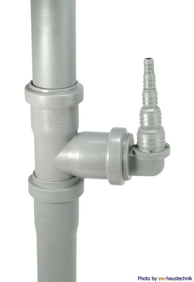 Airfit GmbH & Co. KG Ablaufrohr Schlauchnippel, 90° gewinkelt DN 32/40/50 Bild 3