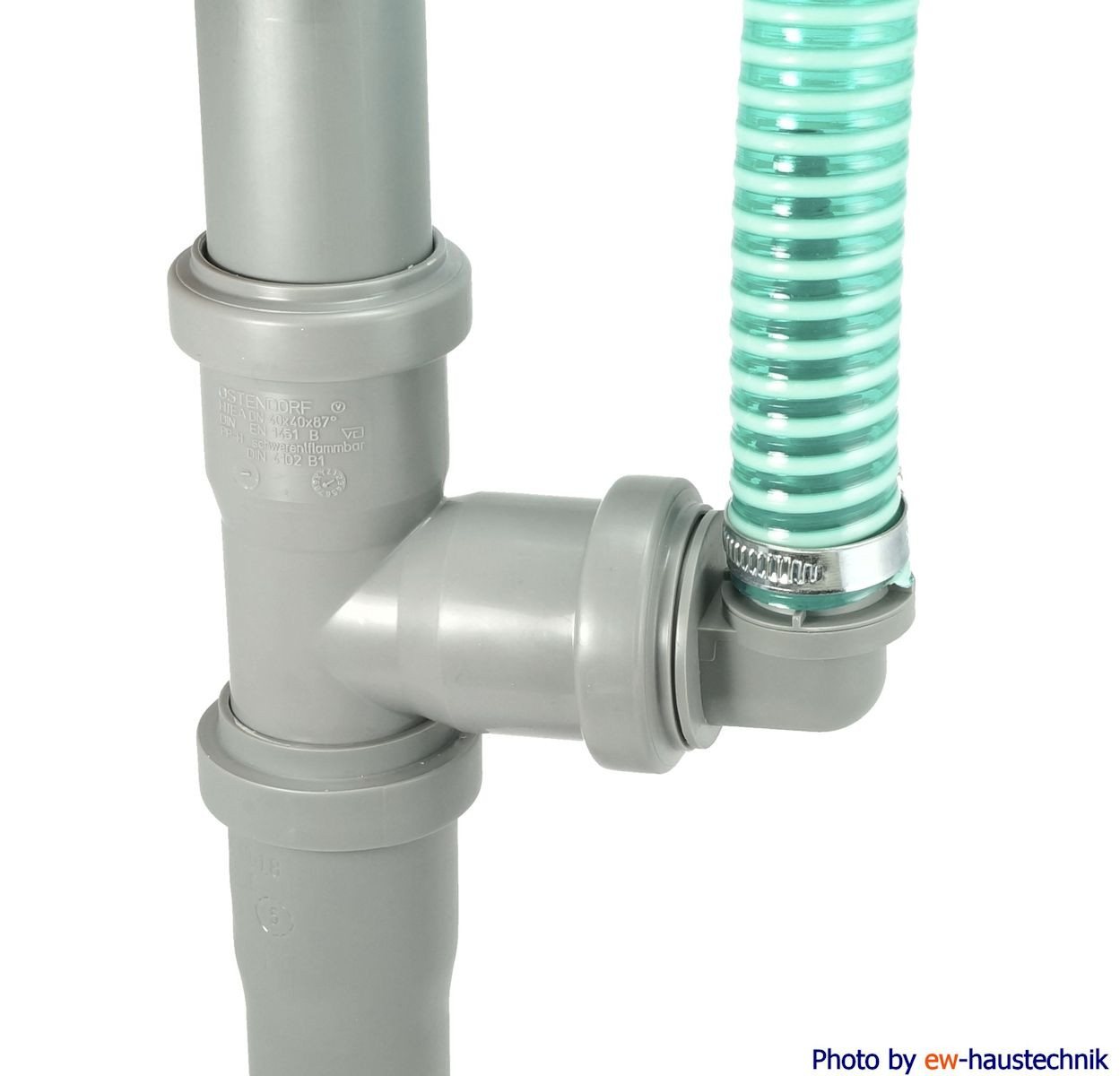 Airfit GmbH & Co. KG Ablaufrohr Schlauchnippel, 90° gewinkelt DN 32/40/50 Bild 4