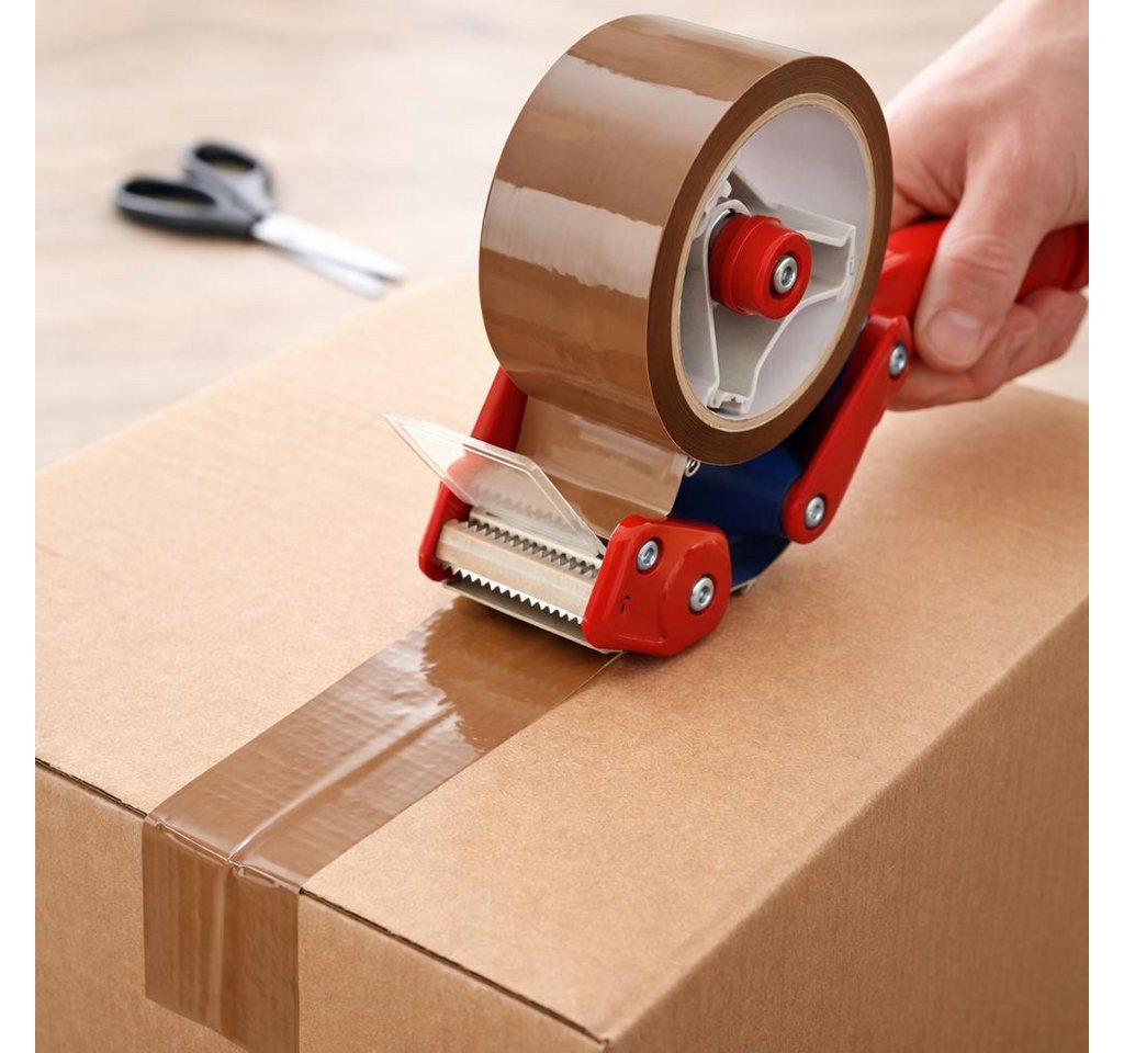 BAYLI Klebeband 6 Rollen Braun PP Klebeband 48mm x 66m - starkes Paketband, reißfest Bild 3