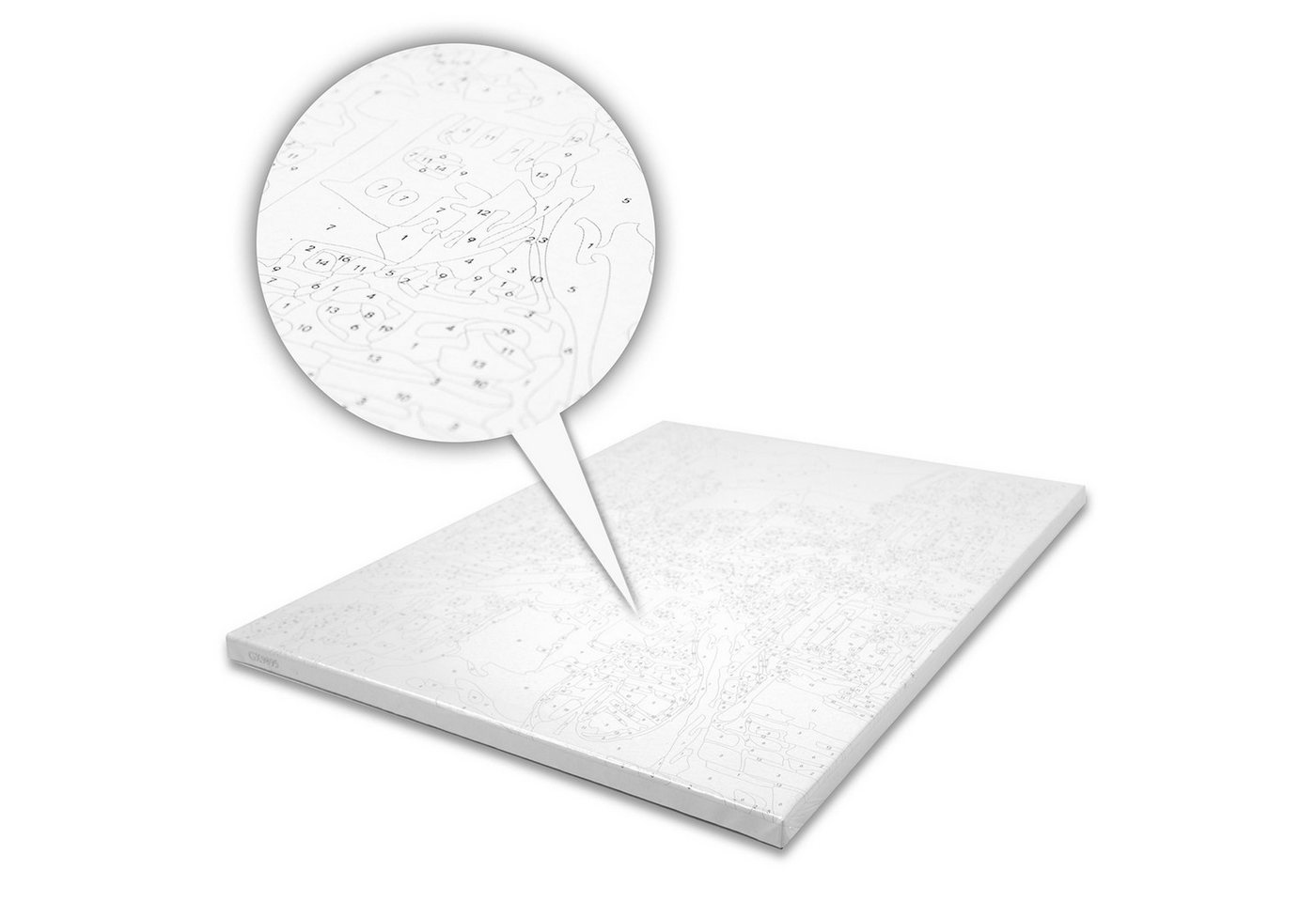 Realb2b Malen nach Zahlen XL Jaguar Malset – Kreatives Malen nach Zahlen mit Rahmen 40x50cm (Komplettes Malset: Kreatives Malen nach Zahlen mit Rahmen und Farben, Malen nach Zahlen Set: Leinwand 40x50cm, Acrylfarben, Pinsel, Rahmen), Jaguar Malset: Hochwertige Leinwand 40x50cm mit Acrylfarben & Rahmen Bild 2
