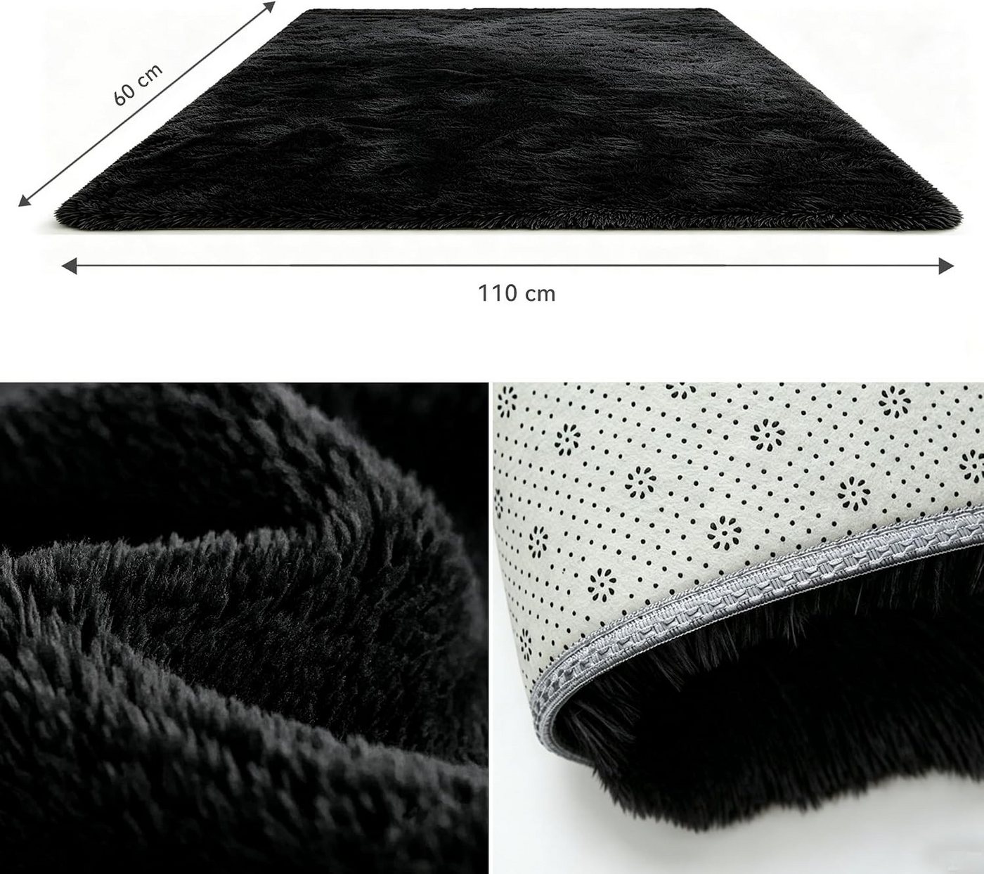 MCC direct Hochflor-Teppich Hochflor-Teppich – luxuriöser Flauschteppich - 7 Größen & 7 Farben Bild 3