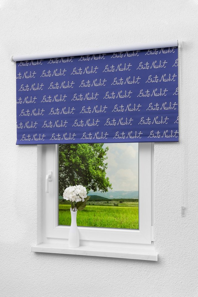 Verdunklungsrollo Verdunkelungsrollo "Gute Nacht", LYSEL®, abdunkelnd, HxB 175x102cm