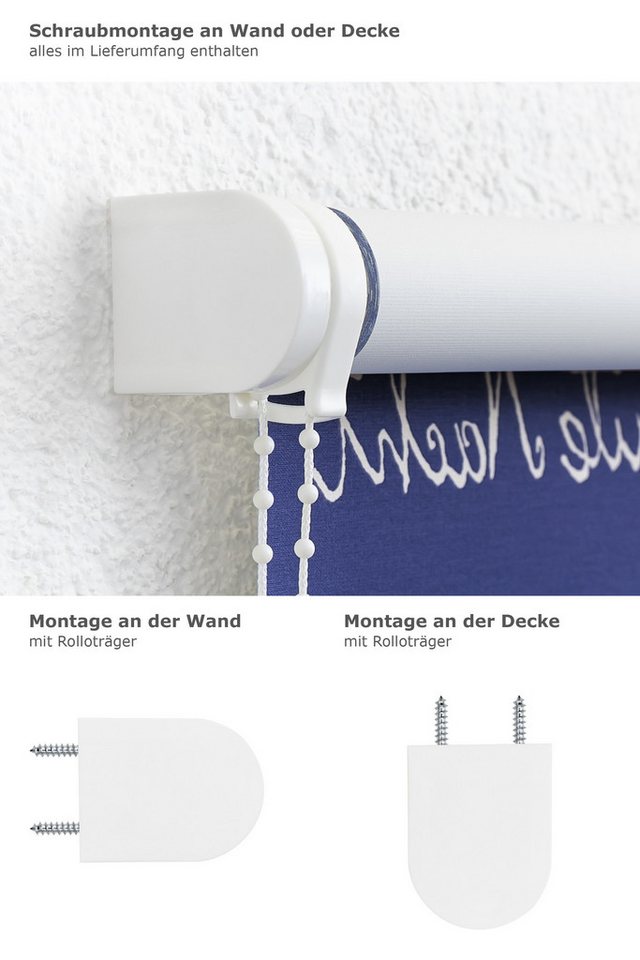 Verdunklungsrollo Verdunkelungsrollo "Gute Nacht", LYSEL®, abdunkelnd, HxB 175x102cm Bild 3