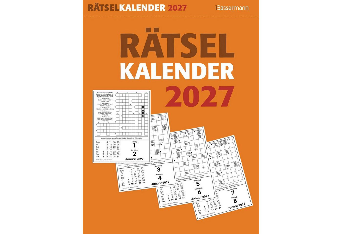 Bassermann Verlag Abreißkalender Rätselkalender 2027 Bild 3