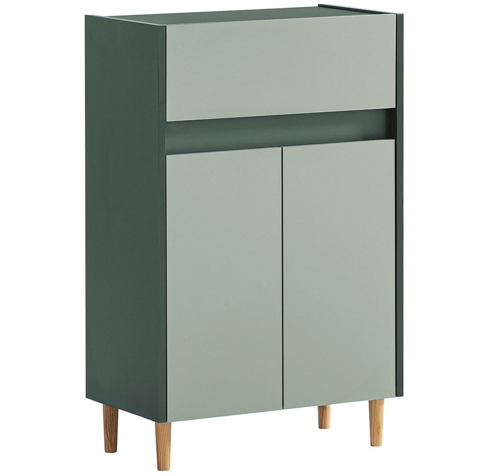 Lomadox Badkommode LOANO-80, Badmöbel Badezimmerschrank Kommode modern in grün Bild 3