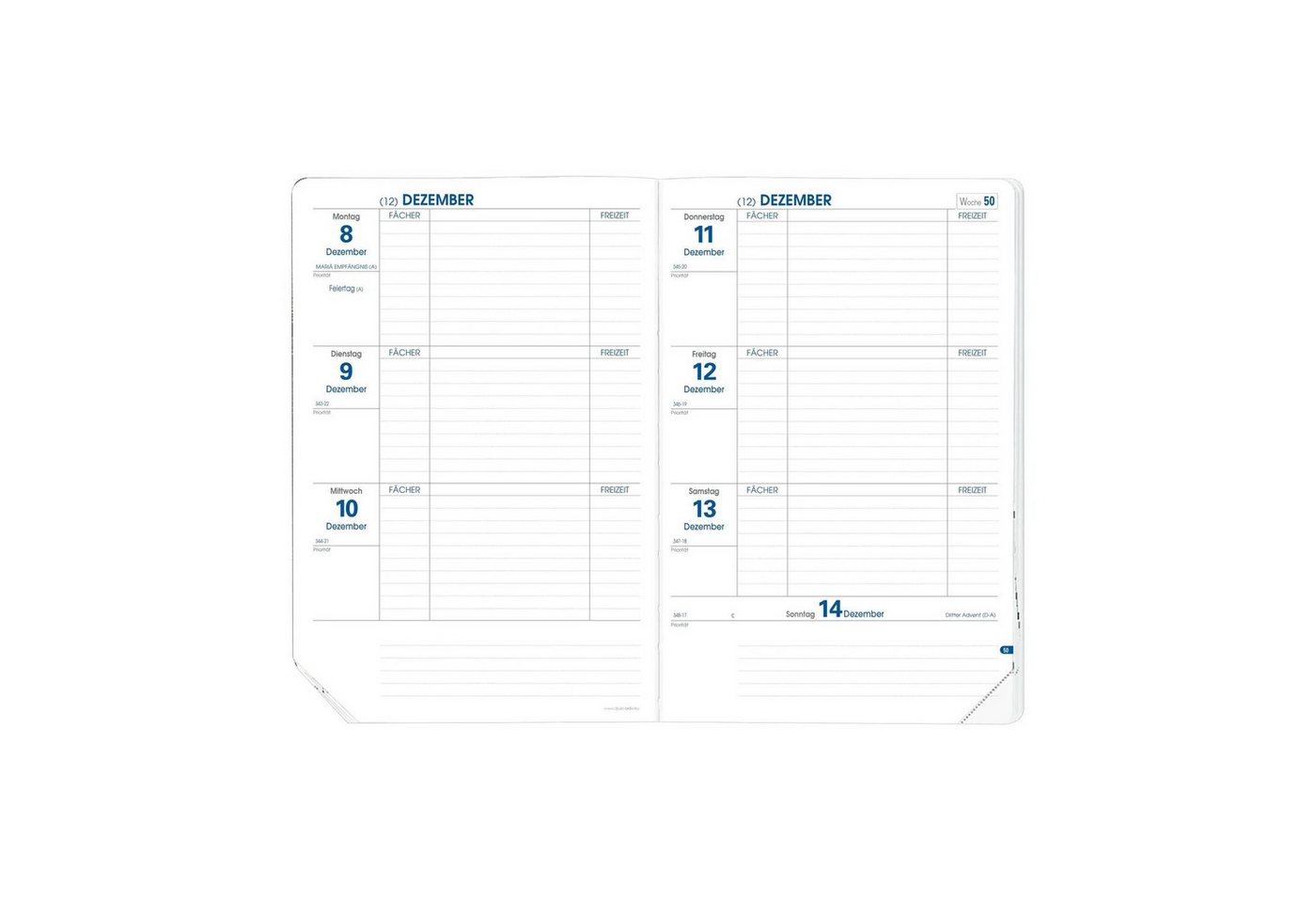 Quo Vadis Lehrerkalender Texthebdo DE Club beige 2026 / 2027 Bild 2